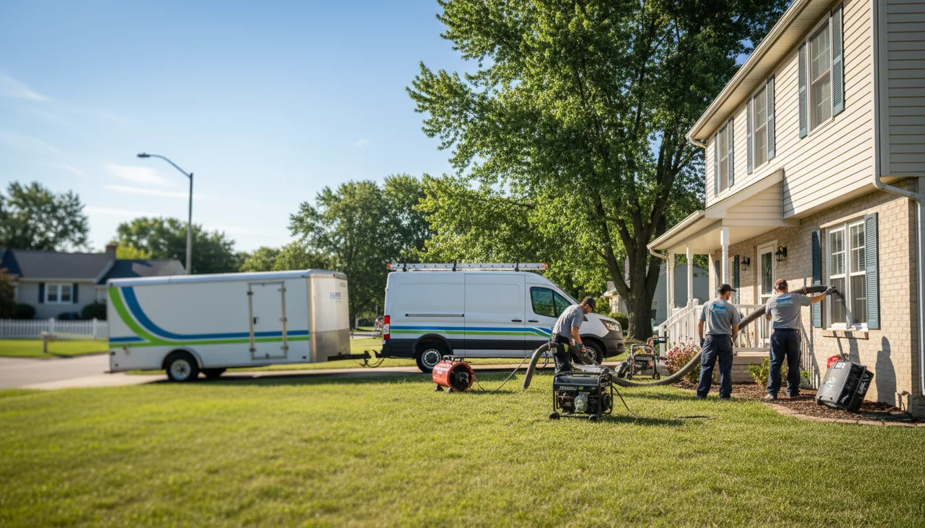 Flooded Basement Restoration And Cleanup With Repair in Creston, NE near me